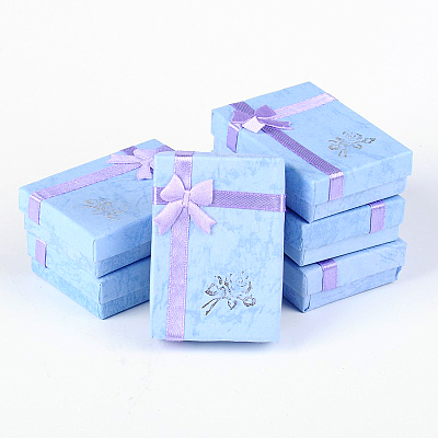 Valentines Day Presents Packages Cardboard Pendant Necklaces Boxes CBOX-BC052-3-1