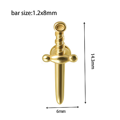 304 Stainless Steel Threadless Labret Stud WG1F35F-02-1