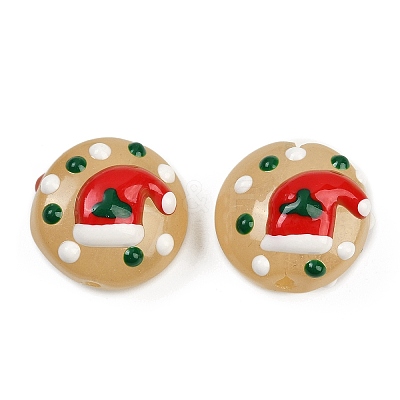 Christmas Handmade Lampwork Enamel Beads X1-LAMP-C020-03A-1