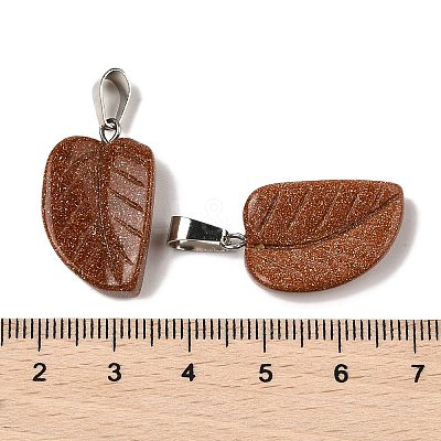 Synthetic Goldstone Pendants G-B127-01P-08-1