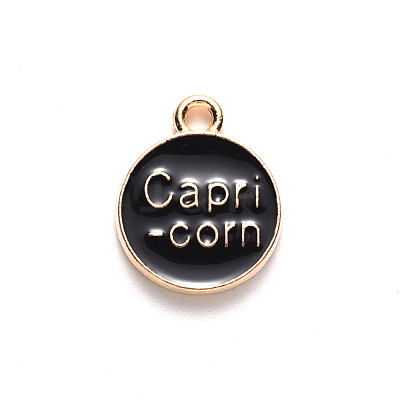 Alloy Enamel Pendants ENAM-S124-01A-08E-1