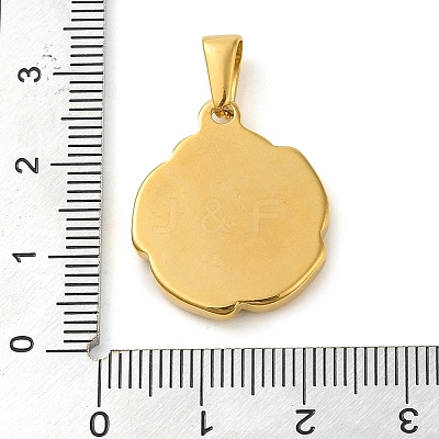 304 Stainless Steel Pendants STAS-R229-22G-1
