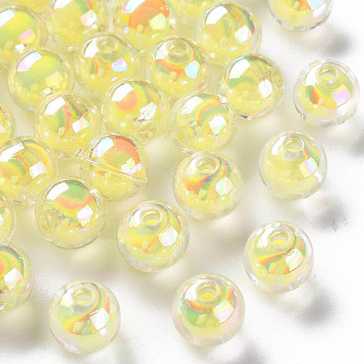 Transparent Acrylic Beads TACR-S152-15B-SS2105-1