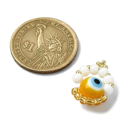 Handmade Seed Pendants PALLOY-MZ00291-1