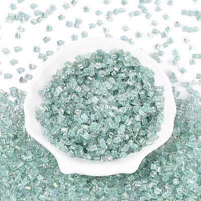 Transparent Inside Colours Glass Seed Beads SEED-T007-13N-1
