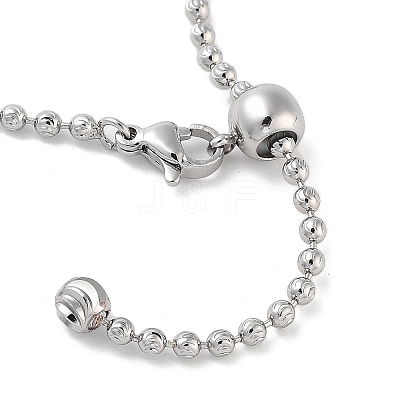Brass Ball Chain Necklace Making NJEW-Q344-05P-1