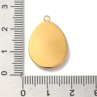 304 Stainless Steel Pendant Cabochon Settings For Enamel STAS-D013-01B-G-1