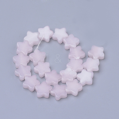 Natural White Jade Beads Strands G-R451-08H-1