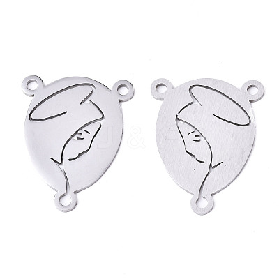 Non-Tarnish 201 Stainless Steel Chandelier Component Links STAS-R115-13P-1