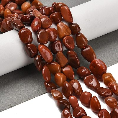 Natural Red Agate Beads Strands G-P497-01E-44-1