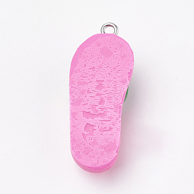 Handmade Polymer Clay Pendants X-CLAY-T012-25-1