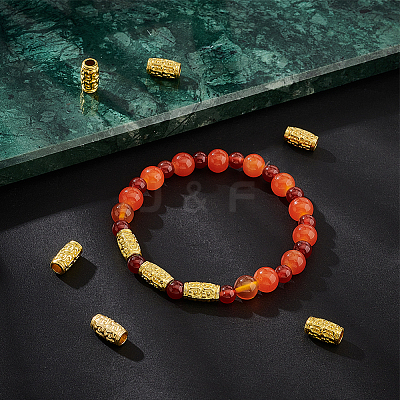 50Pcs Tibetan Style Alloy Beads PALLOY-BC0001-13-1