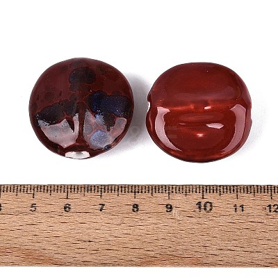 Vintage Handmade Porcelain Beads PORC-N013-22-05-1
