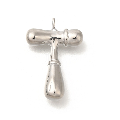 Rack Plating Brass Pendants KK-I722-08P-T-1