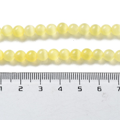 Cat Eye Beads Strands CE-R002-6mm-09-1