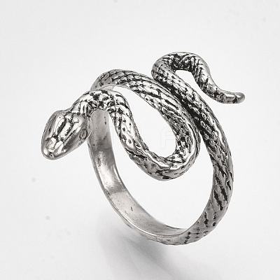 Alloy Cuff Finger Rings RJEW-S038-192B-1