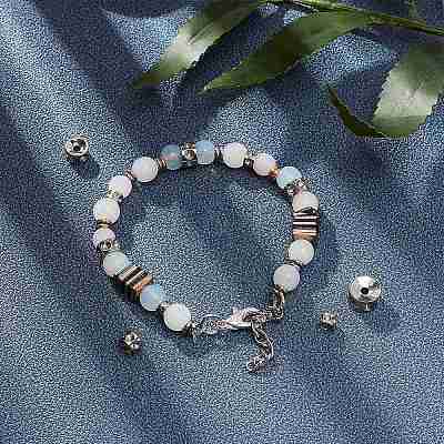 304 Stainless Steel Beads Rhinestone Settings STAS-UN0008-49P-1