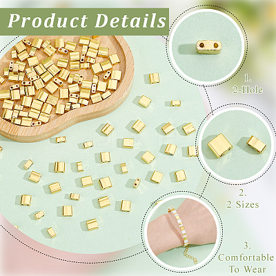 200Pcs 2 Styles Electroplate Glass Seed Beads SEED-BBC0001-01-1