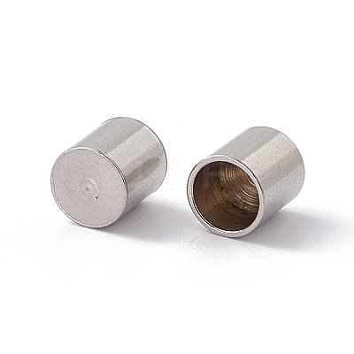 Tarnish Resistant 201 Stainless Steel Cord Ends X-STAS-G288-01C-P-1