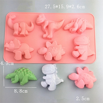 Dinosaur DIY Food Grade Silicone Display Molds PW-WG75918-02-1