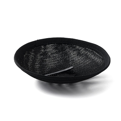 Cotton & Felt Round Fascinator Hat Base for Millinery AJEW-WH0342-56A-1