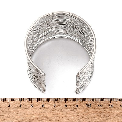 Iron Cuff Bangles BJEW-G741-05P-1