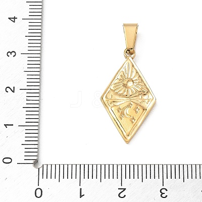 304 Stainless Steel Pendants SA-CBA34D4-07G-1