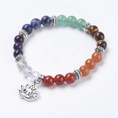 Chakra Jewelry BJEW-G600-02AS-1