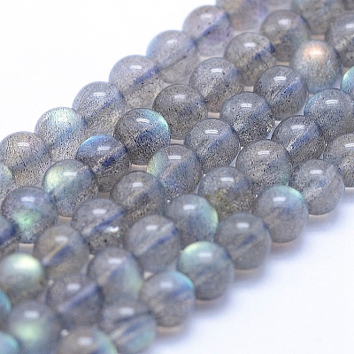Natural Labradorite Beads Strands LS-G-P342-09A-5mm-A++-1