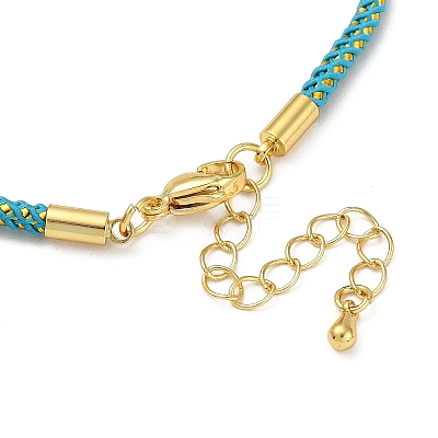 Braided Nylon Cord Bracelet Making MAK-L043-01G-02-1