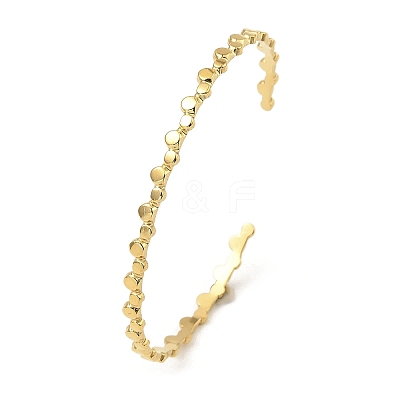 304 Stainless Steel Cuf Bangles BJEW-P302-02G-1