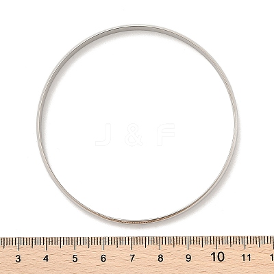 Fashion 201 Stainless Steel Bangle Sets BJEW-L664-024D-M-1-1