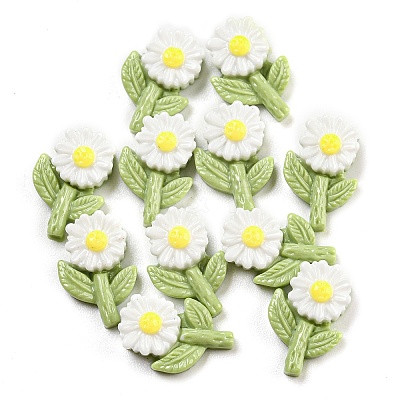 Luminous Opaque Epoxy Resin Decoden Cabochons CRES-M032-02E-1