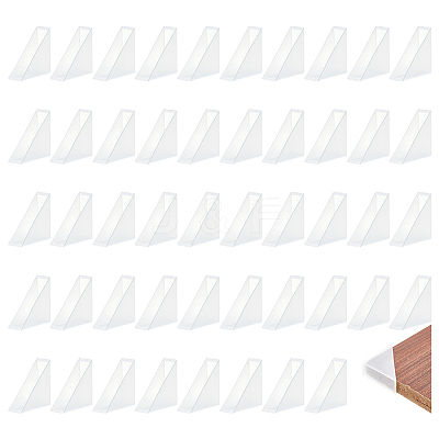 50Pcs Plastic Triangle Corner Protector FIND-NB0005-48D-1