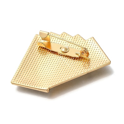 Poker Card Enamel Pins JEWB-Q009-10G-1