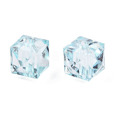Transparent Acrylic Beads TACR-Q259-10mm-V38-1