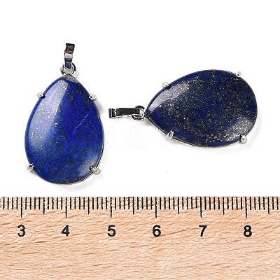Natural Lapis Lazuli Pendants G-U002-01P-C-1