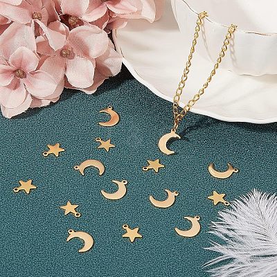 304 Stainless Steel Charms & Pendants STAS-UN0016-59G-1