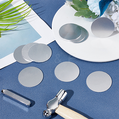 Round Aluminum Sheets AJEW-WH0695-047P-A-1