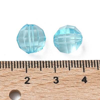 Transparent Acrylic Beads X-PL990Y-5-1