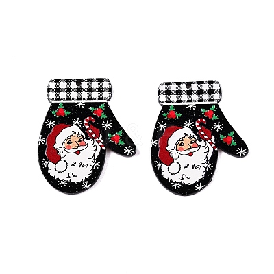 Christmas Theme Printing Acrylic Pendants X-BACR-N002-01A-1