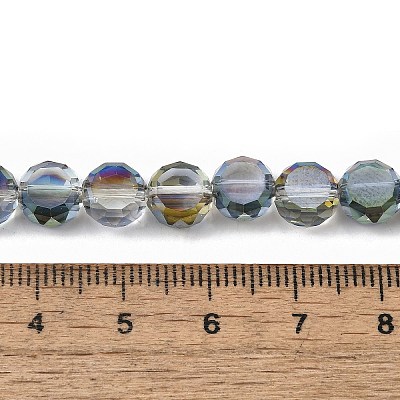 Electroplate Glass Beads Strands EGLA-L045-G-HP02-1