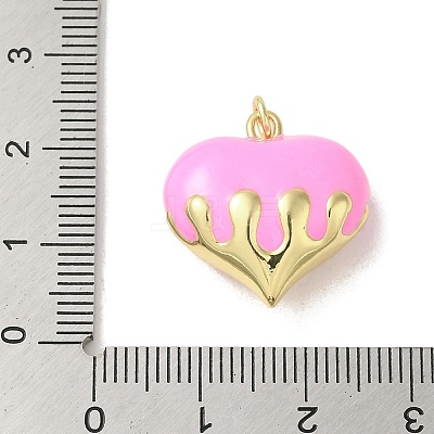 Rack Plating Brass Enamel Pendants KK-S366-05G-09-1