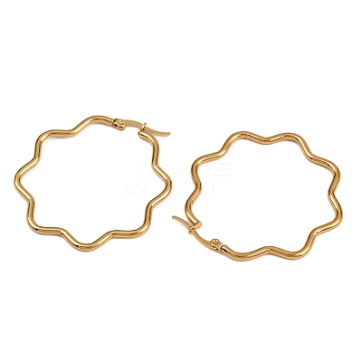 201 Stainless Steel Hoop Earrings EJEW-F205-16G-A-1