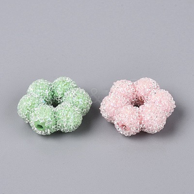 Opaque Acrylic Beads OACR-Q201-03-1