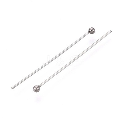 304 Stainless Steel Head Pins STAS-T065-30mm-20P-1