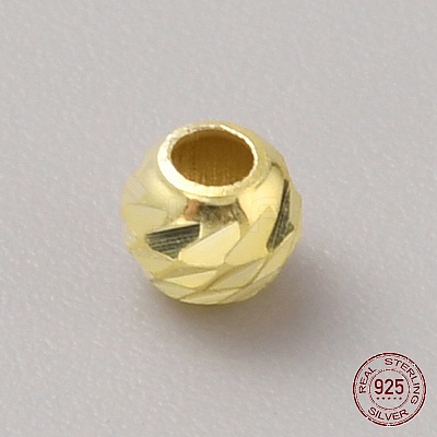 Sterling Silver Bead STER-WH0019-08B-G-1