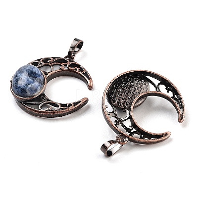 Natural Sodalite Pendants G-L602-01R-14-1