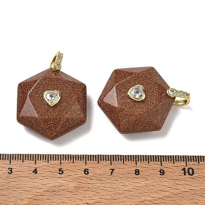 Natural & Synthetic Mixed Gemstone Faceted Pendants GG-CBA67BD-01G-1