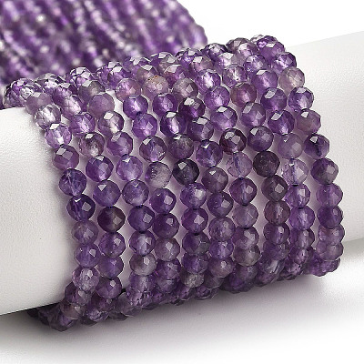 Natural Amethyst Beads Strands G-K373-B03-03-1